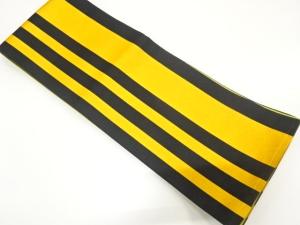 縞模様織り出し　浴衣帯